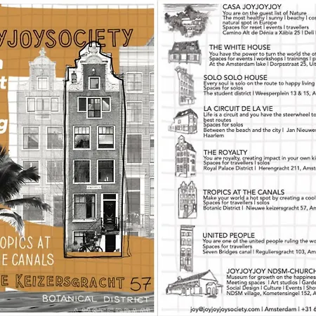 Joyjoyjoy The Palm Ecolicious In A In Historic Canalhouse From 1729 With View On The Canals